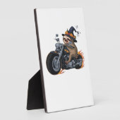 Spooky Sloth Motorrad-Ride Halloween Biker Fun C Fotoplatte (Seite)