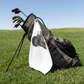 Spooky Sloth Motorrad-Ride Halloween Biker Fun C Golfhandtuch (Gras)