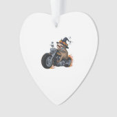 Spooky Sloth Motorrad-Ride Halloween Biker Fun C Ornament (Vorderseite)
