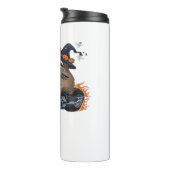 Spooky Sloth Motorrad-Ride Halloween Biker Fun C Thermosbecher (Nach rechts gedreht)