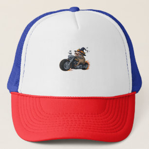 Spooky Sloth Motorrad-Ride Halloween Biker Fun C Truckerkappe