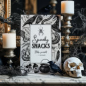 Spooky Snacks Halloween-Party Sockelschild