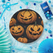 Spooky Snacks Pumpkin Patch Pappteller (Party)