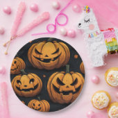 Spooky Snacks Pumpkin Patch Pappteller (Party)