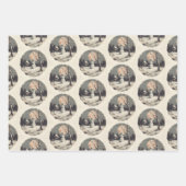 Spooky Snowman Weihnachten Geschenkpapier Set (Vorderseite)