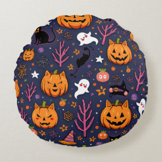 Spooky Snuggle Cushion Rundes Kissen