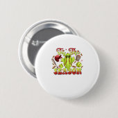 Spooky Softball Costume Funny Halloween Dies ist d Button (Vorne & Hinten)
