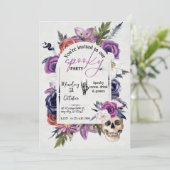 Spooky Spektakulär - Join Us, wenn Sie es wagen! Einladung (Stehend Vorderseite)