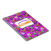 Spooky Spell Book Halloween Personalized Notebook Notizblock (Rechte Seite)