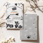 Spooky Spellband Halloween Geburtstagsparty Einladung