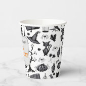 Spooky Spellband Halloween Geburtstagsparty Pappbecher (Links)