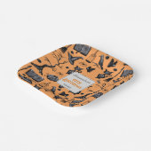 Spooky Spellband Halloween Geburtstagsparty Pappteller (Gewinkelt)