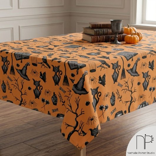 Spooky Spellband Halloween Geburtstagsparty Tischdecke