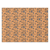 Spooky Spellband Halloween Geburtstagsparty Tischdecke (Vorderseite (Horizontal))