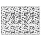 Spooky Spellband Halloween Geburtstagsparty Tischdecke (Vorderseite (Horizontal))