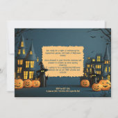 Spooky Spellbound Soiree Einladung (Rückseite)