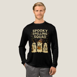 Spooky Spelling Squad Niedlich Ghost Teacher Hallo Tri-Blend Shirt
