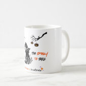 Spooky & Spettrale - zweisprachiges Halloween-Desi Kaffeetasse (VorderseiteRechts)