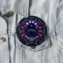 Spooky Spider Creepy Niedlich Button
