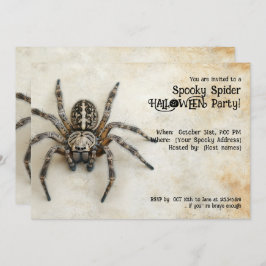 Spooky Spider Halloween-Party! Einladung