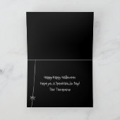 Spooky Spider im Spider Web Karte (Innenseite)