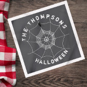 Spooky Spider im Spider Web Napkins Serviette