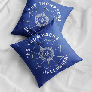 Spooky Spider im Spider Web Personalisiert Kissen