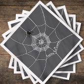 Spooky Spider im Spider Web Serviette