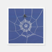 Spooky Spider im Spider Web Serviette (Vorderseite)
