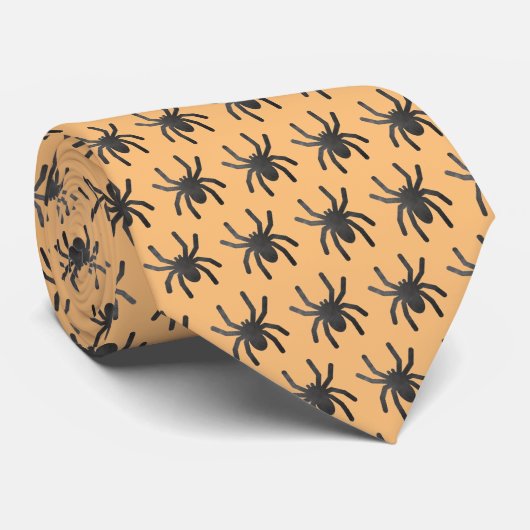 Spooky Spider Krawatte (Gerollt)