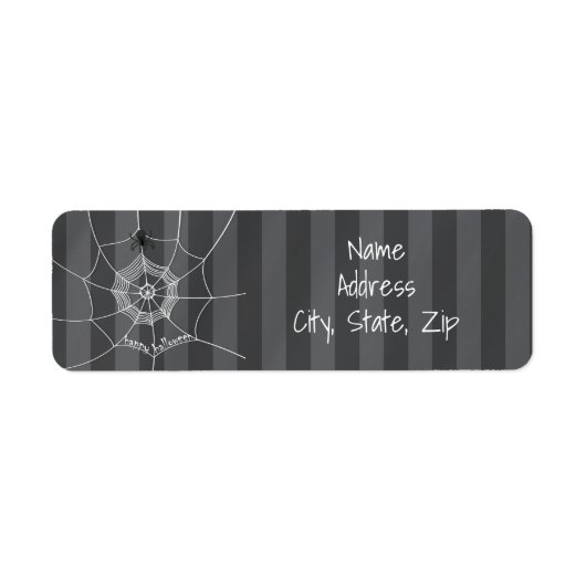 Spooky Spider spinnen glückliches Halloween-Web (Vorne)