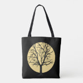 Spooky Spider Tree Halloween Big Moon Leckerei Bag Tasche (Rückseite)