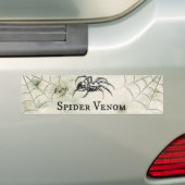Spooky Spider Venom Halloween Autoaufkleber (Auf Auto)