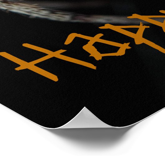 Spooky Spider Web - Halloween Poster (Ecke)