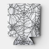 Spooky Spider Webmuster - Halloween-Geschenke Dosenkühler (Vorderseite)