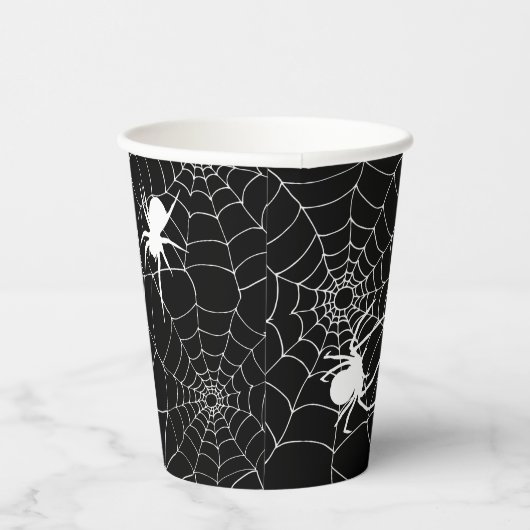 Spooky Spiders auf Coblis Halloween Pappbecher (Rechts)