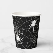 Spooky Spiders auf Coblis Halloween Pappbecher (Vorderseite)