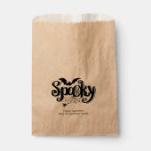 Spooky Spiderweb Halloween Geschenktütchen (Vorderseite)