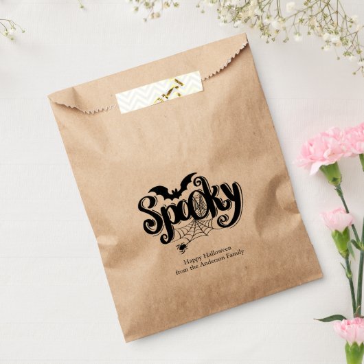 Spooky Spiderweb Halloween Geschenktütchen (Versiegelt)