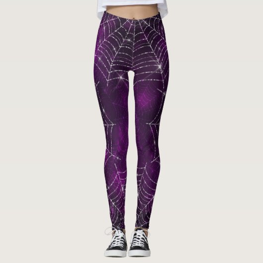 Spooky Spiderweb Leggings (Vorderseite)