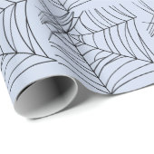 Spooky Spiderwebes Creepy Halloween-Party Geschenkpapier (Rolleneckpunkt)
