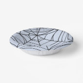 Spooky Spiderwebes Creepy Halloween-Party Pappteller (Gewinkelt)