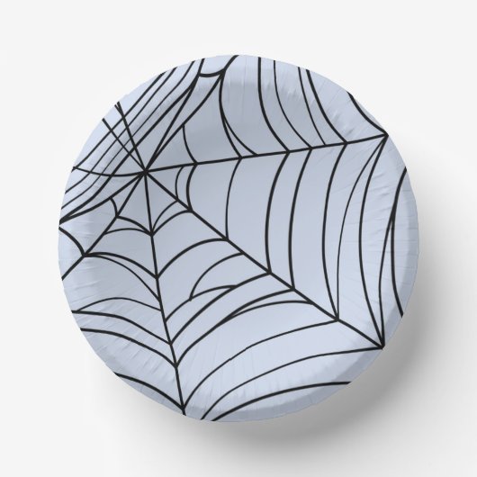 Spooky Spiderwebes Creepy Halloween-Party Pappteller (Vorderseite)