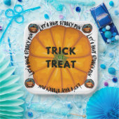 Spooky Spinne Hexe zwischen themedAccent Pillow Pappteller (Party)