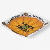 Spooky Spinne Hexe zwischen themedAccent Pillow Pappteller (Gewinkelt)