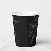 Spooky Spinne und Spider Web Halloween Pappbecher (Rechts)