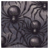 Spooky Spinnenmuster Stoff (Nahaufnahme)