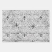 Spooky Spinnennetze Geschenkpapier Set (Vorderseite 3)