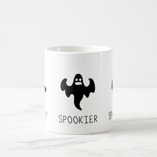 Spooky Spookier Spookiest Kaffeetasse (Mittel)