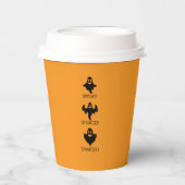 Spooky spookier spookiest pappbecher (Vorderseite)